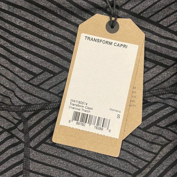 PrAna Transform Capri Size Small Charcoal Thatch - Picture 4 of 4